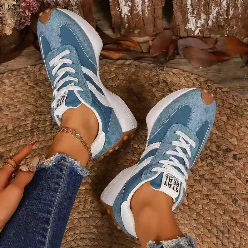 Women's Retro Sneakers Casual Running Shoes Fashion  Walking Shoes Lightweight Athletic Tennis Shoes for Ladies Pi-Mart