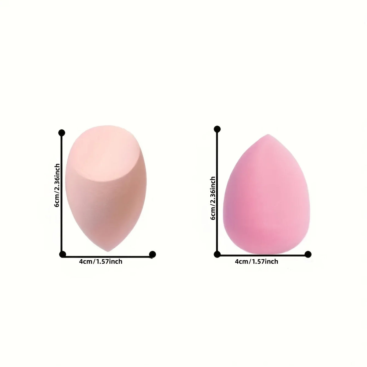 1pc Super Soft Makeup Sponge, Wet and Dry Use, Non-Latex Sponge Powder Puff, Suitable for Liquid Foundation, Cream, Powder Pi-Mart