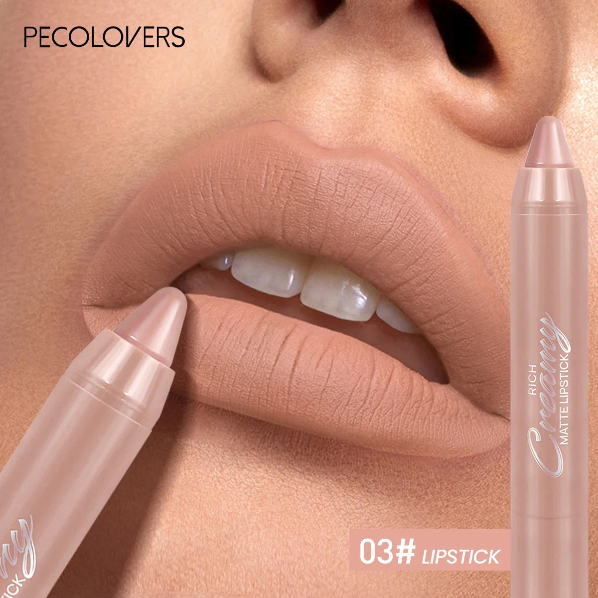 Multiple Colors Matte Lip Liner, Use As Lip Liner and Lipstick, Easy To Accurately Apply, Waterproof Long-lasting Non-stick LadyShow.Store