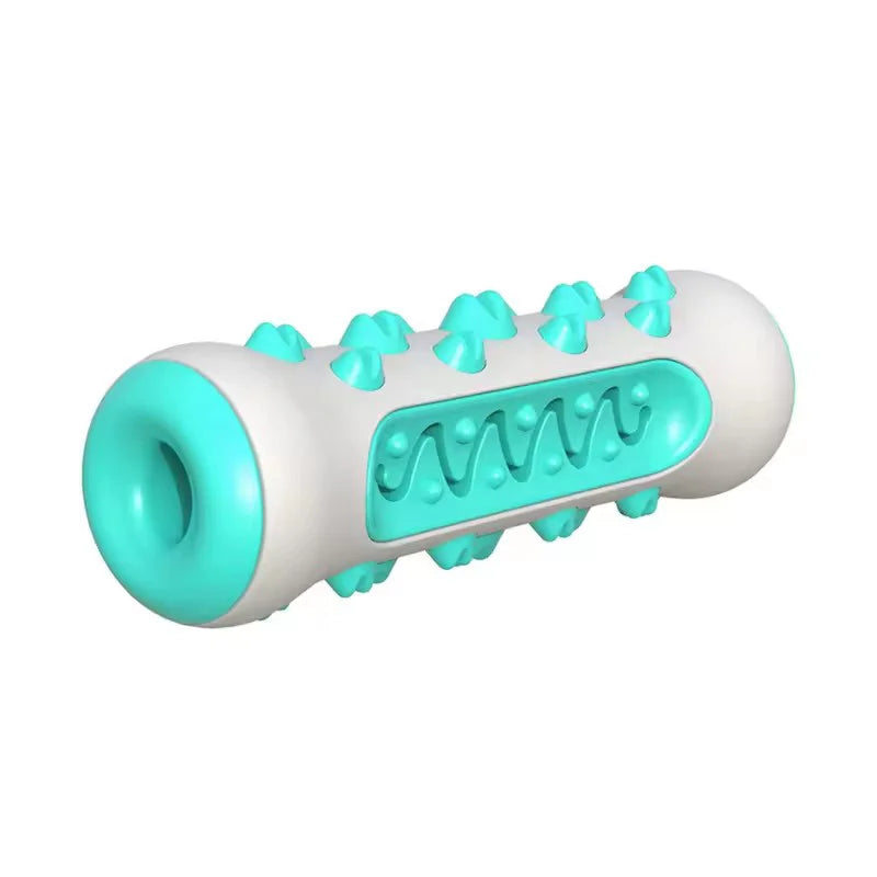 Dog Chew Bone Toy Molar Stick Teeth Cleaning Leak Food Design Self Play Interactive Pet Toy For All Breeds Dogs Relieve Boredom Pi-Mart