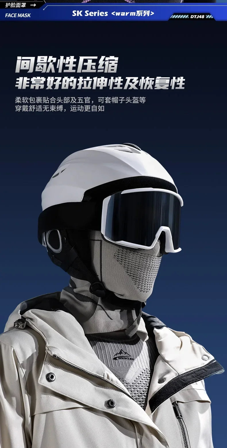 Men Women Cold-Proof Thermal Scarf Winter Ski Hat Balaclava Full Face Mask Ski Cycling Hunting Head Neck Cover Helmet Liner Cap Pi-Mart