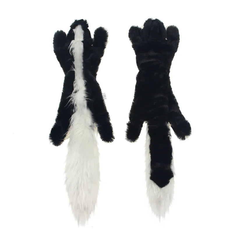 New 45cm Simulated Animal Holster No Stuffing with Squeakers Dog Chew Toy Durable Plush Crinkle Pet Squeak Toys Pet Supplies Pi-Mart