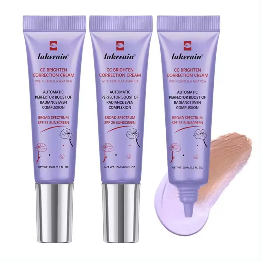 CC Cream Color Changing Liquid Foundation Centella Korean High Coverage Foundation Foundation Cream for Face Base Makeup LadyShow.Store