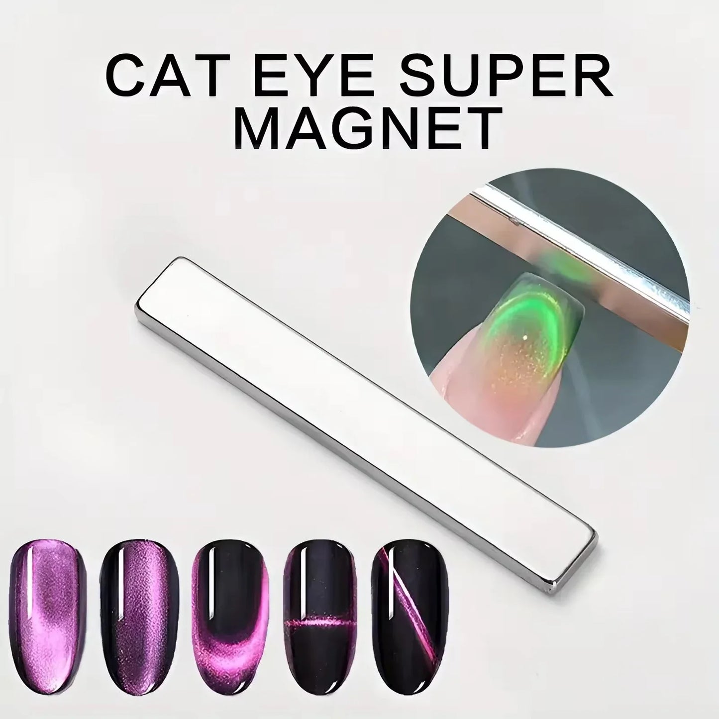 1Pcs/20Pcs Nail Art Magnetic Pen 3D Cat Eye Painting Nails Art Design Dual-Ended Magnet Wand Gel Polish Magic for Manicure Tri Light Beauty