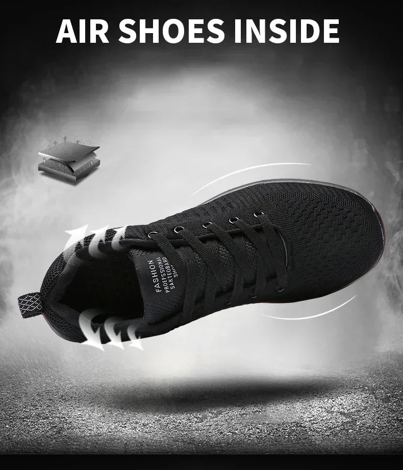 2026 Men Running Walking Knit Shoe Casual Sneakers Breathable Sports Running Athletic Gym Lightweight Outdoor Women Shoes Size Pi-Mart