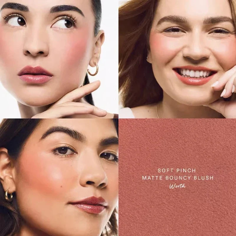 Rare Beauty New Product Frost-to-powder Mashed Potato Matte Air Cushion Blush Cream Liquid Blush Long-lasting Lipstick Lip Gloss Tri Light Beauty