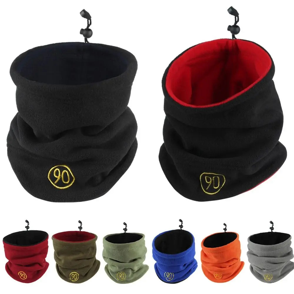 Fashion Winter Camping Warm Fleece Neck Gaiter Ski Tube Scarf Snowboard Face MaskFor Men Women Outdoor Cycling Cold-proof Collar Pi-Mart
