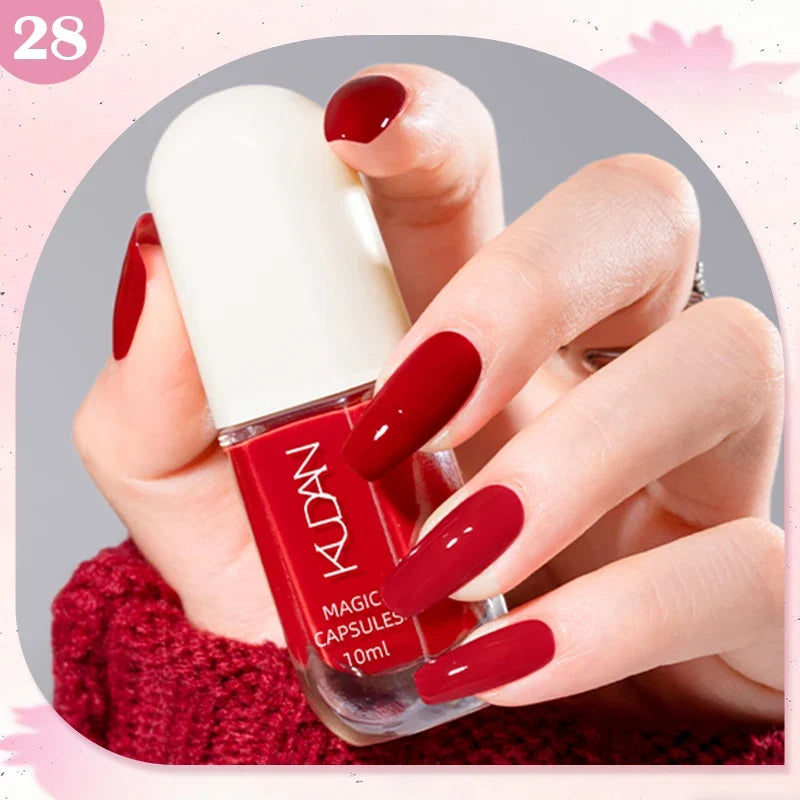 10ml Water-Based Peel Off Nail Polish 40 Colors Long Lasting Quick Drying No Need of Lamp to Cure Nail Supplies Manicure Nails Tri Light Beauty