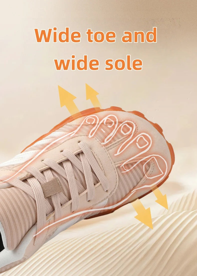 2026 New Men's Wide Shoes, Women's Outdoor Lightweight Running Sports Shoes,Scattered Soft Loose Minimalist Fashion Casual Shoes Pi-Mart
