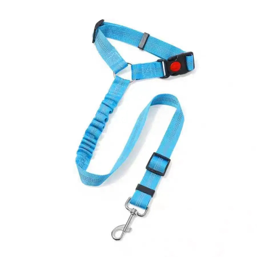 Reflective Pet Dog Car Seat Belt Puppy Collar Walking Travel Car Accessories Cat Leash Harness for Small Dogs Pet Car Supplies Pi-Mart
