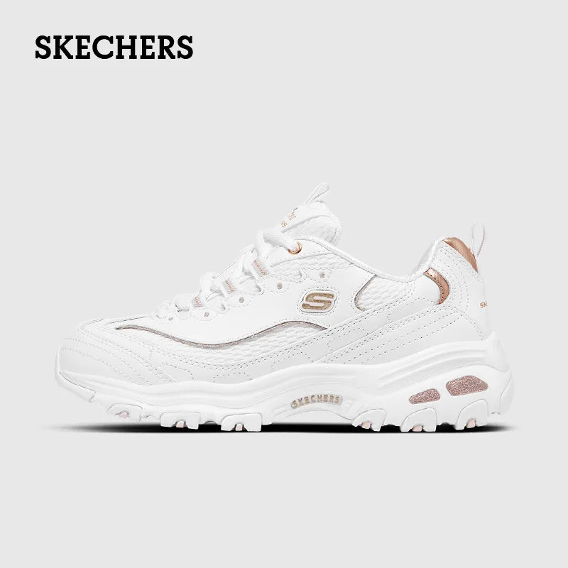 Skechers Shoes for Women D‘LITES Classic Dad Shoes Casual Comfortable Breathable Female Chunky Sneakers skerchers para mujeres Pi-Mart