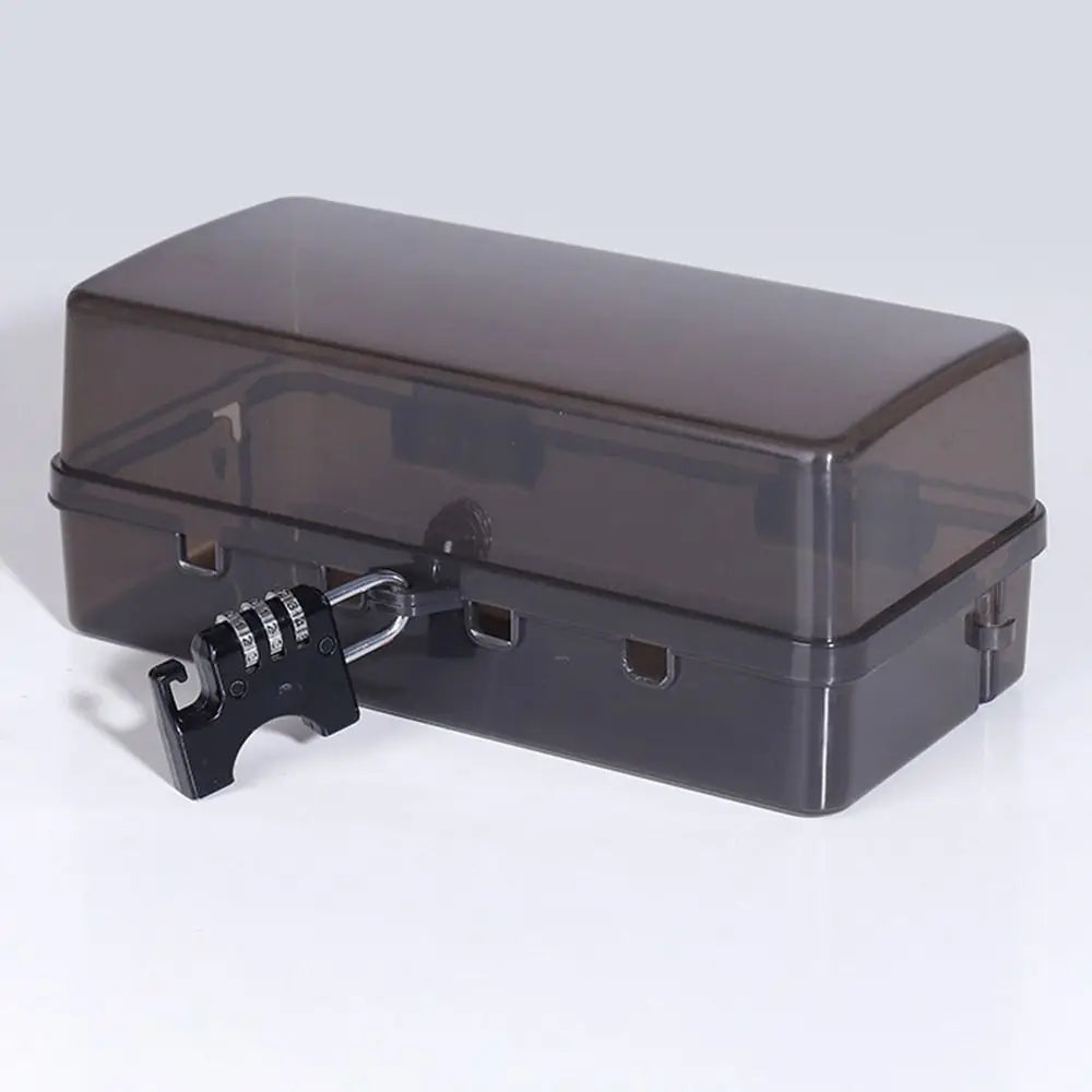 Durable Plastic Plug Box Anti-theft Waterproof Cable Management Box Protect Outlet Weatherproof Extension Lead Cover Outdoor Pi-Mart
