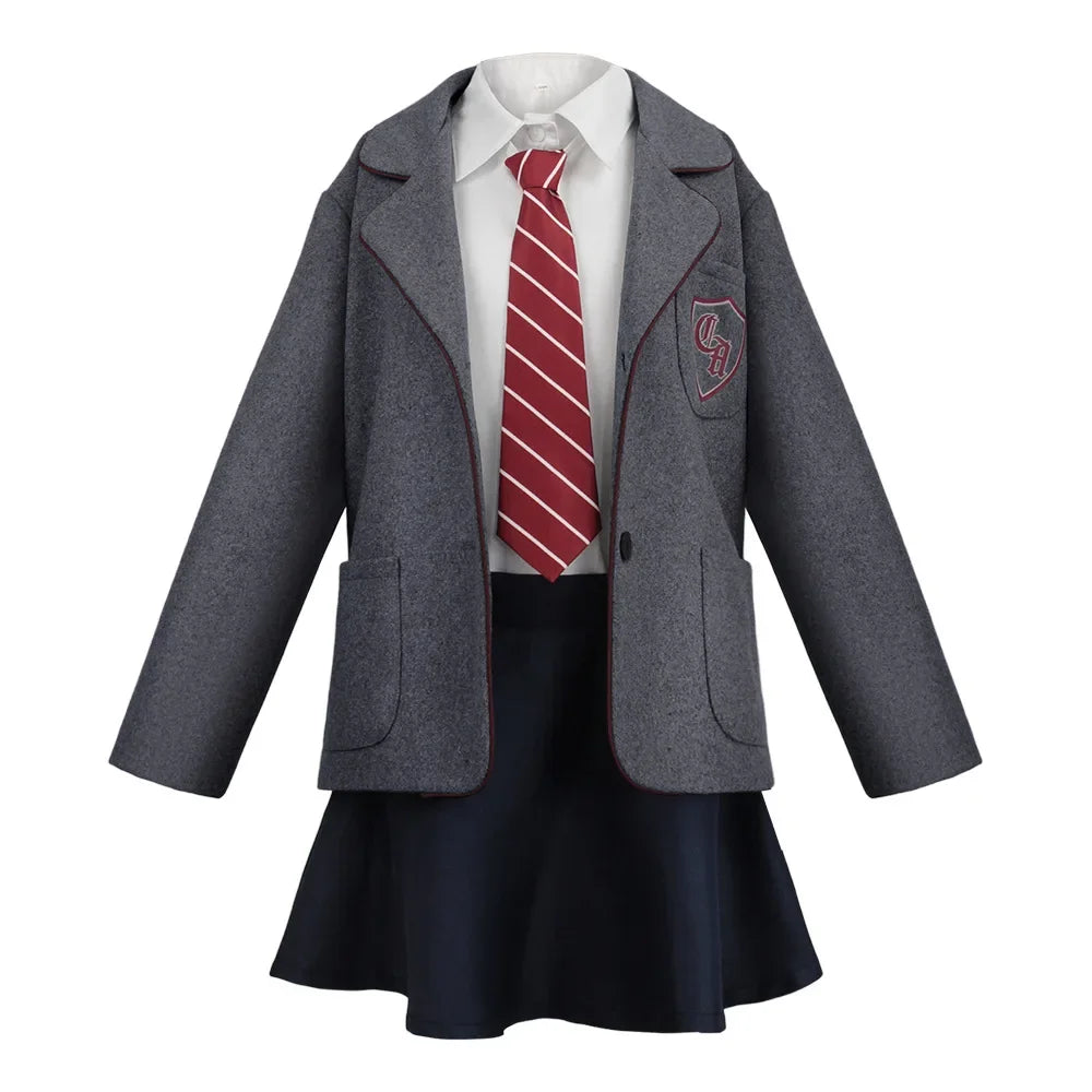 Movie Matilda Cosplay Costume School Uniform Coat Skirt Tie Roald Dahls Matilda the Musical Costume Suit Kids For Girls Women LadyShow.Store