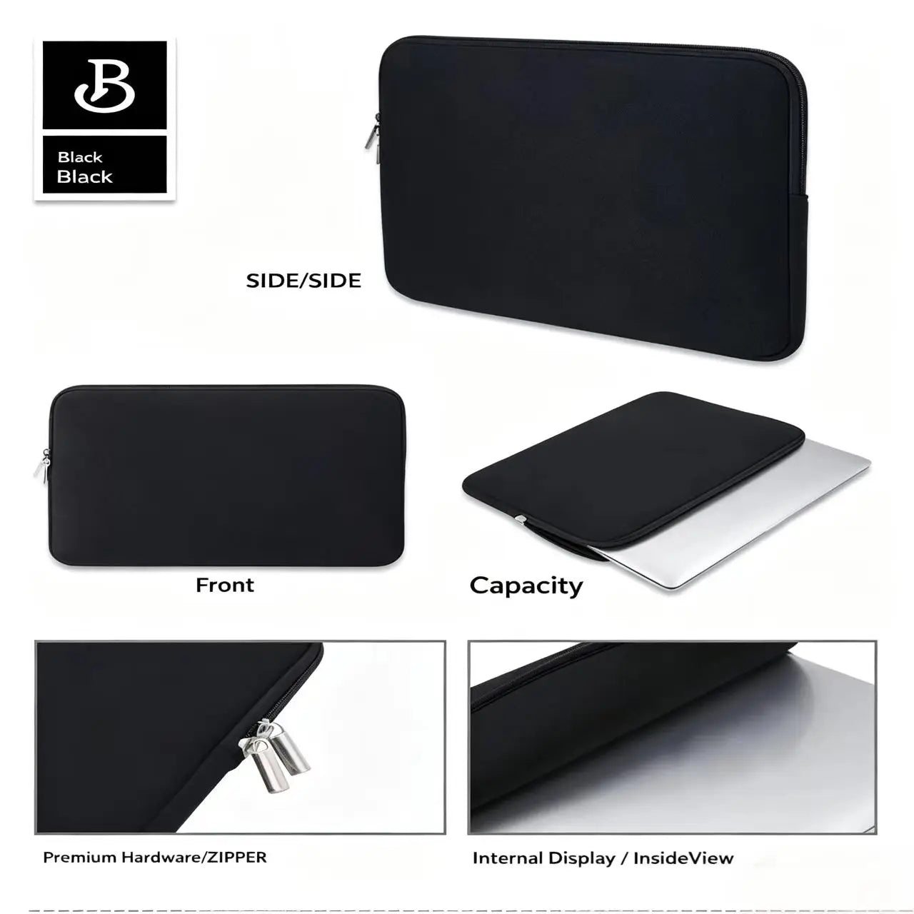 Laptop Inner Bag with Shock Resistant Foam Inner Bag 13-16 Inch MacBook Universal Portable Computer Bag Pi-Mart