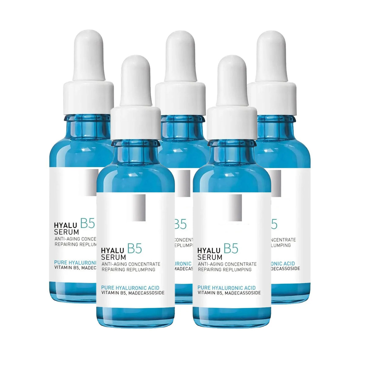 1/3/5pcs B5 Shrink Pores Serum Pure Hyaluronic Acid Lifting Firming Fine Lines Reduce Lightening Dark Circle 30ML Hyalu Essence Pi-Mart