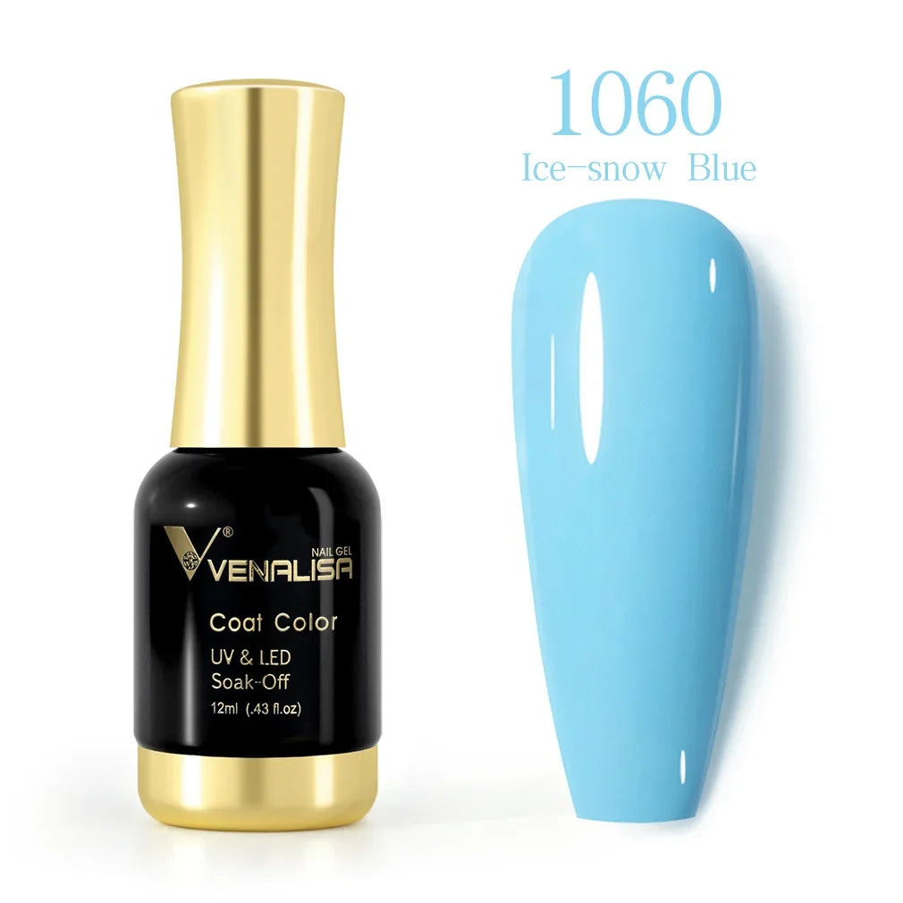 VENALISA Nail Gel Varnish TPO FREE Soak Off UV LED Organic Odorless Enamels Nail Art Colors 12ml 120Colors UV Gel Nail Polish Tri Light Beauty