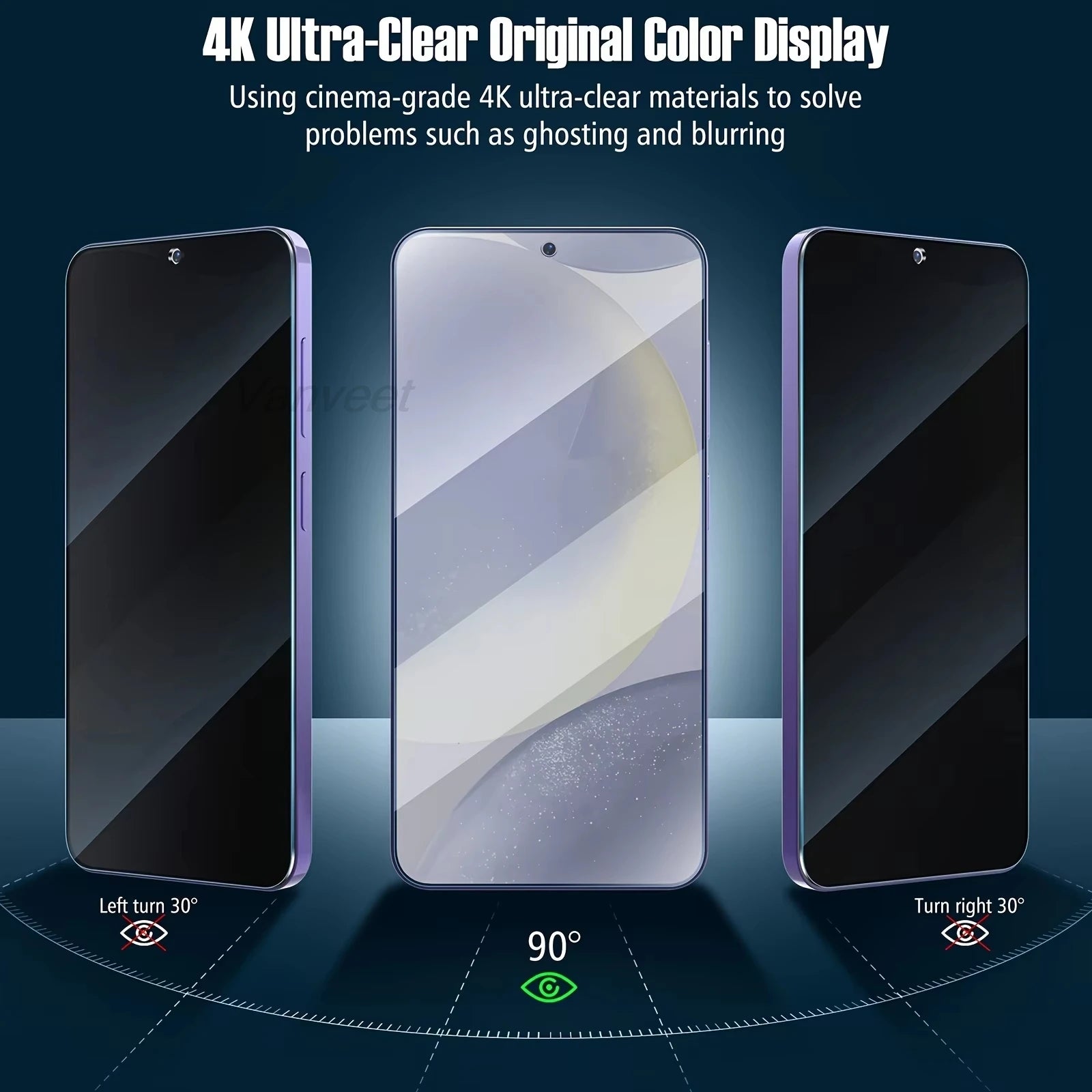1PCS Anti-Spy Screen Protector For iPhone 17 Pro Max 16 15 14 13 12 11 X XS XR XsMax Air 6 7 8 Se Plus Privacy Pi-Mart