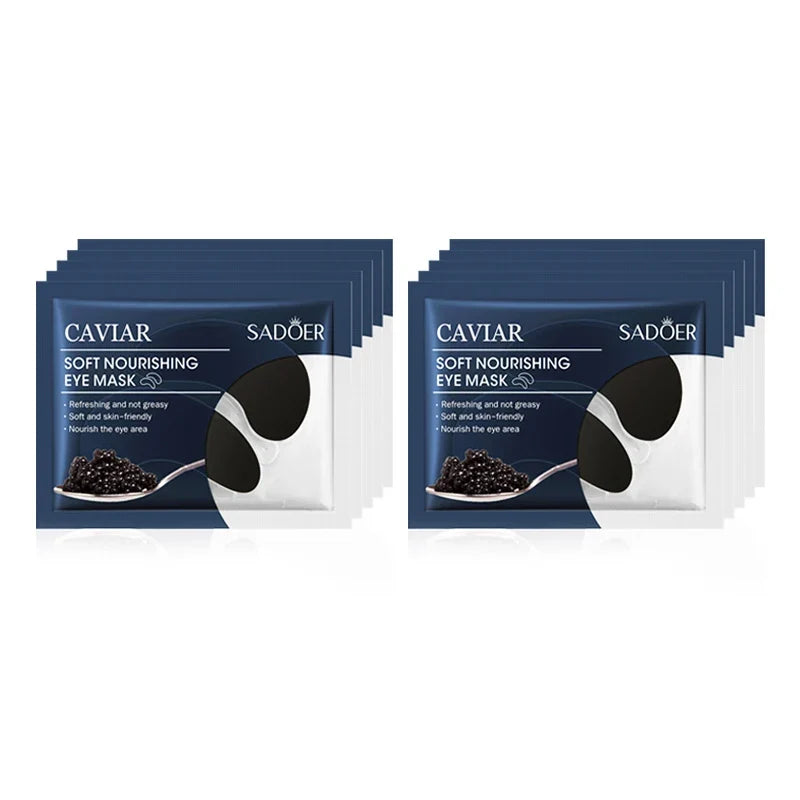 5/10/20 Pairs SADOER Crystal Collagen Eye Mask Anti Dark Circles Removal Eyes Bag Moisturizing Eye Patches Beauty Eyes Skin Care Tri Light Beauty