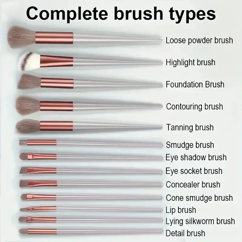 Professional Makeup Brush Set - Soft Fluffy Kabuki & Blending Brushes for Foundation, Powder, Eyeshadow | Beauty Tools Kit LadyShow.Store