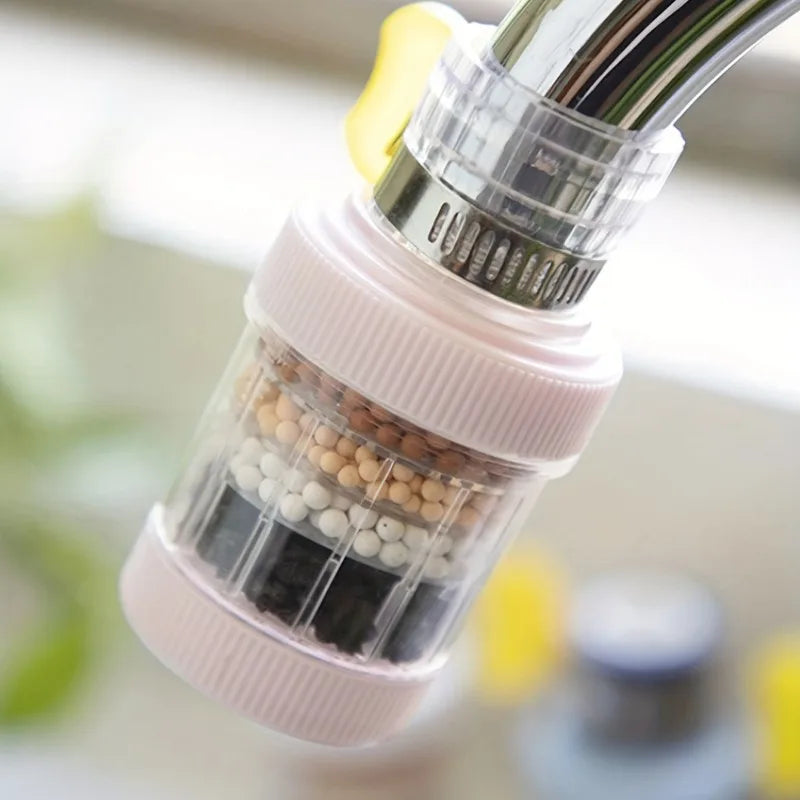 Six-layer Filter Cylindrical Bubbler, Faucet Filter Splash-proof Head Bubbler Pi-Mart