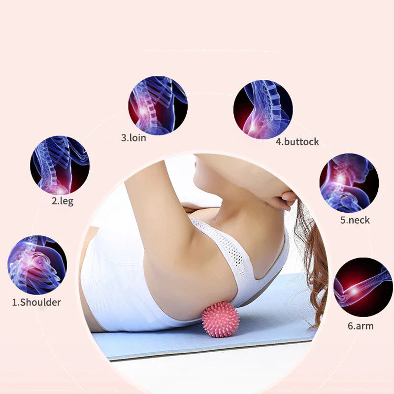 Massage Ball Fascia Ball Muscle Relaxation Massage Yoga Fitness Shoulder Neck Foot Foot Foot Massage Hard Neck Membrane Meridian Tri Light Beauty