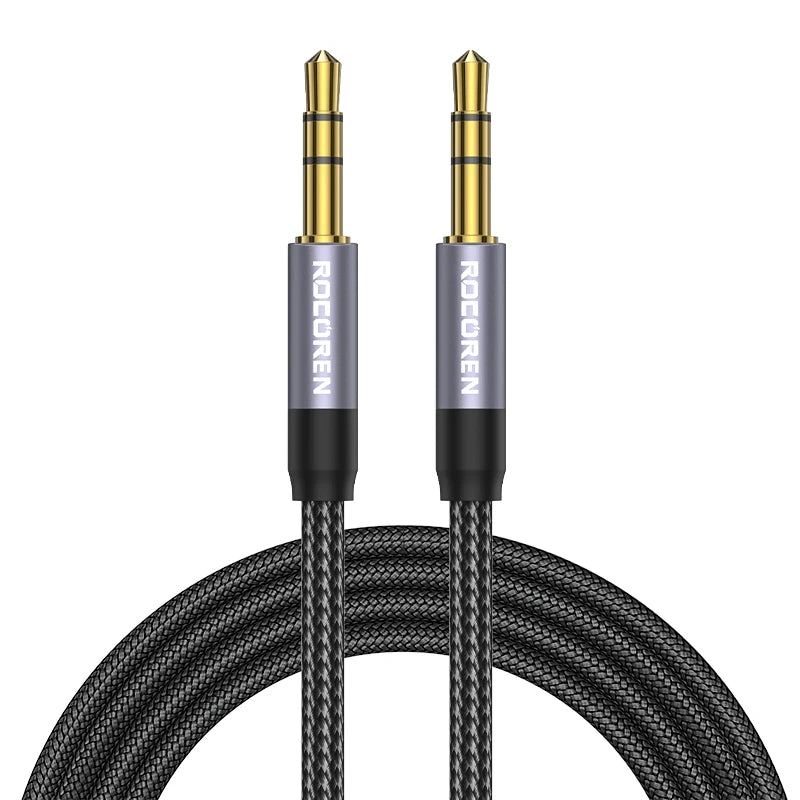 Rocoren Audio Cable 3.5 mm Jack Male to Male Aux Cable For Phone Headphone Car MP3 Speaker Computer 3.5mm Jack Aux Wire Cord 5M Pi-Mart