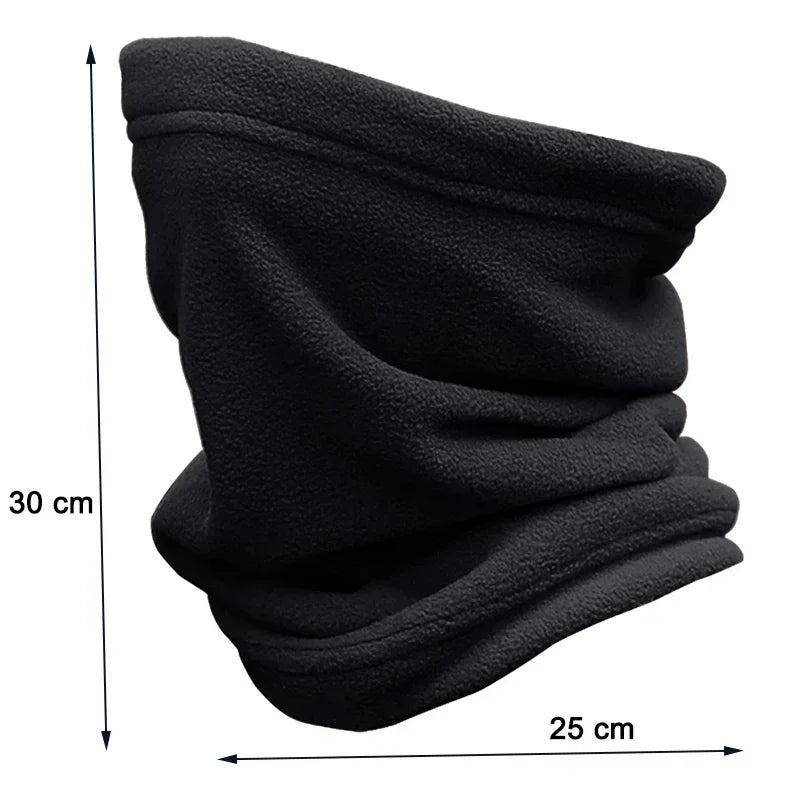 Winter Warm Unisex Windproof Motorcycle Riding Mask New Polar Fleece Neck Scarf Warmer Ski Outdoor Sports Balaclavas Tube Mask Pi-Mart