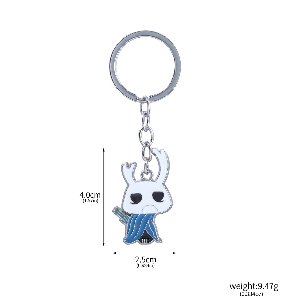 Game Hollow Knight Keychain The Grimm Theater Master Metal Keychain Pendant Game Peripheral Jewelry Unisex Keychain Pendant Pi-Mart