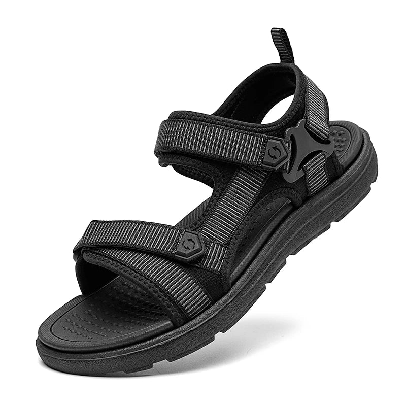 Summer Men Sandals Fashion Leisure Beach Holiday Sandals for Mens Lightweight Shoes New Outdoor Comfortable Casual Sandals Pi-Mart