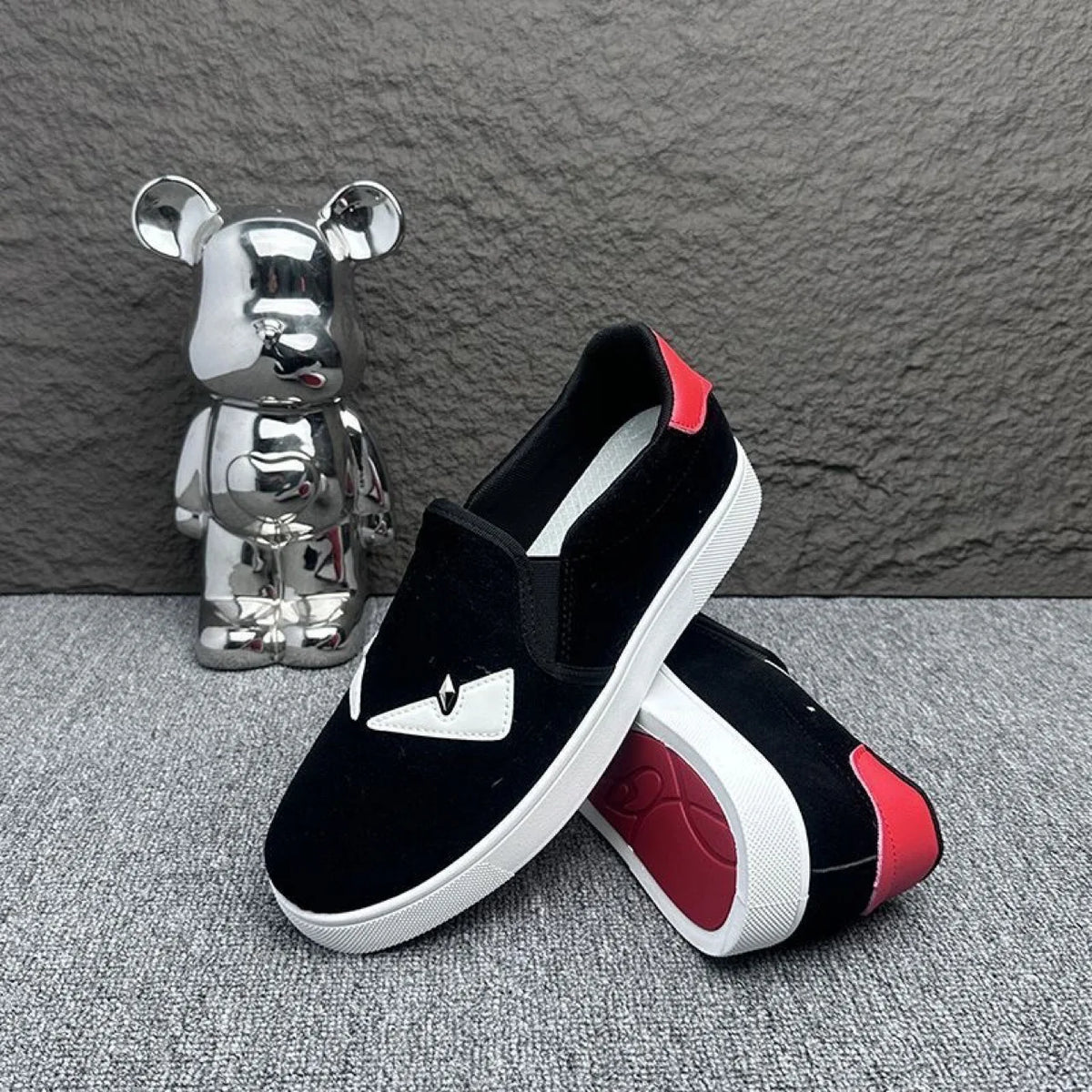 Men's Casual Shoes 2025 Autumn Comfortable Anti Slip Outdoor Skateboard Shoes Fashion Breathable Low Top Sneakers Zapatillas Pi-Mart