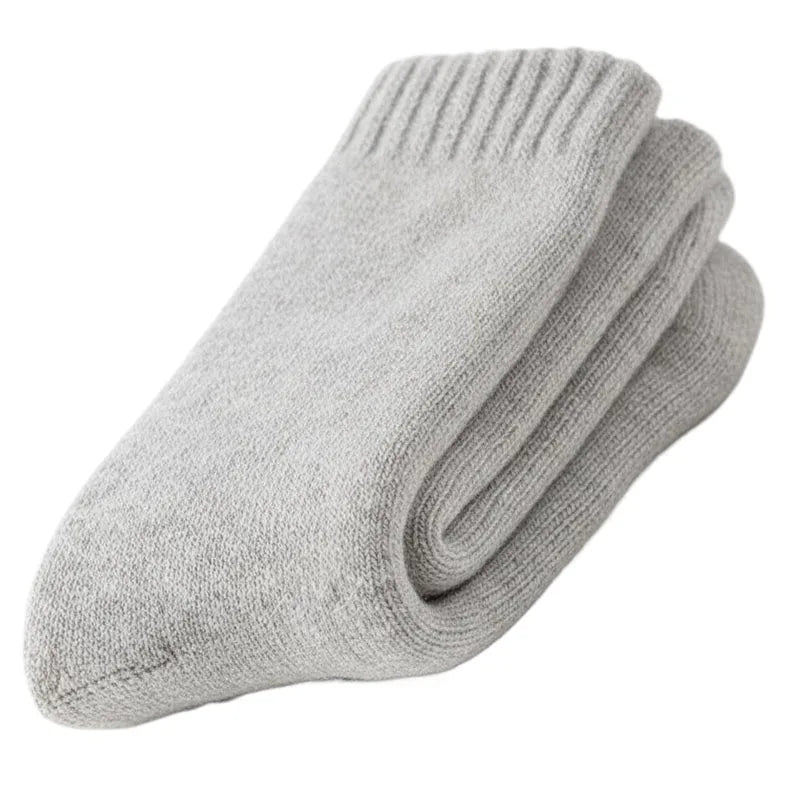 2026 New Winter Super Thicker Warm Socks Wool Male Men Women Socks Solid Socks Merino Wool Socks Against Cold Snow Terry Socks Pi-Mart