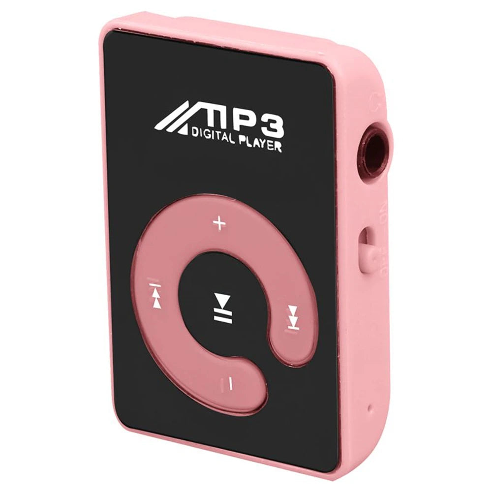 C Key Portable HiFi Mini Clip USB MP3 Player Walkman Music Support Micro TF Card Expandable Up To 16GB Outdoor Sports Walkman Pi-Mart