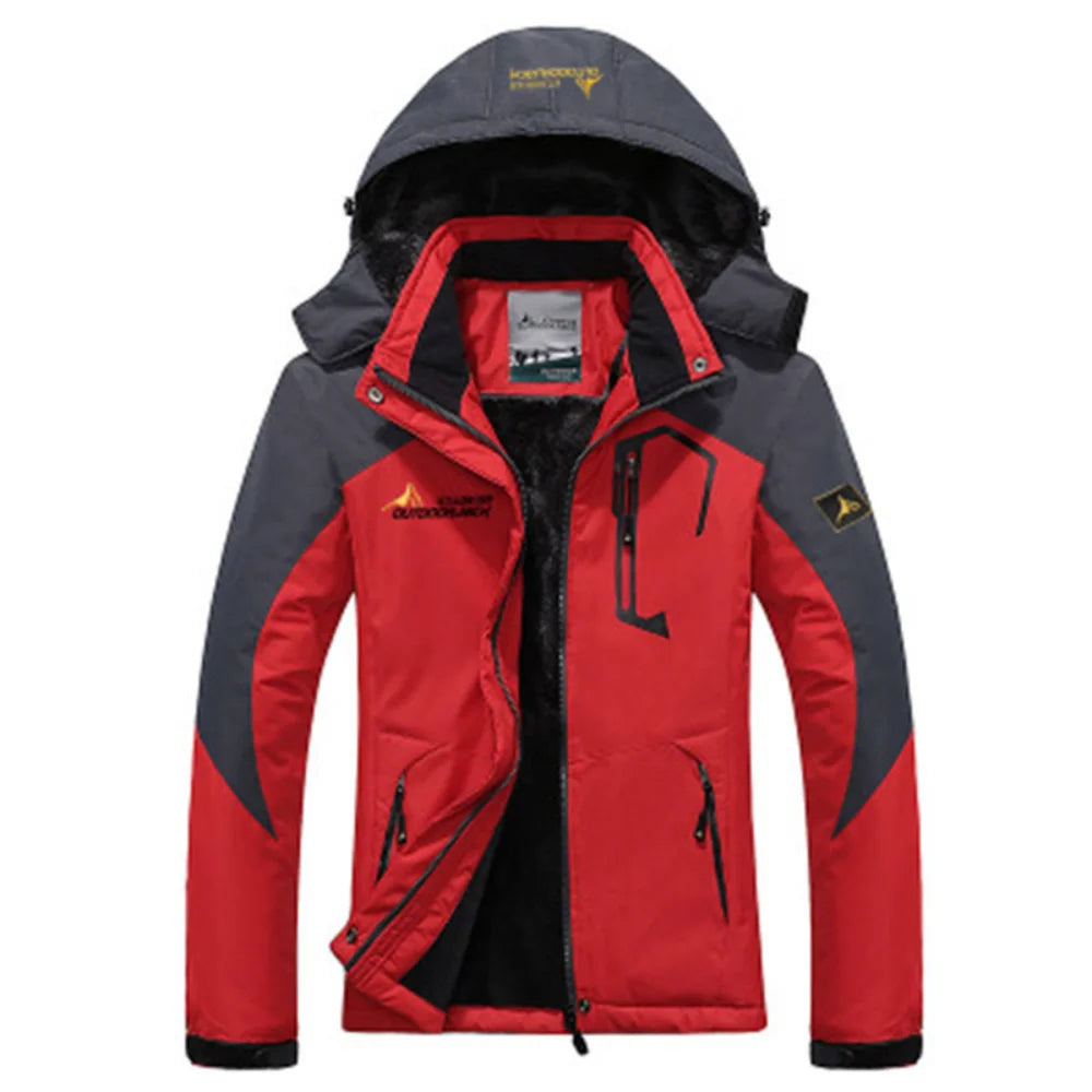 Winter Parka Men Windbreak Plus Thick Warm Windproof Fur Coats Male Military Hooded Anorak Jackets Men's Winter Jackets Pi-Mart