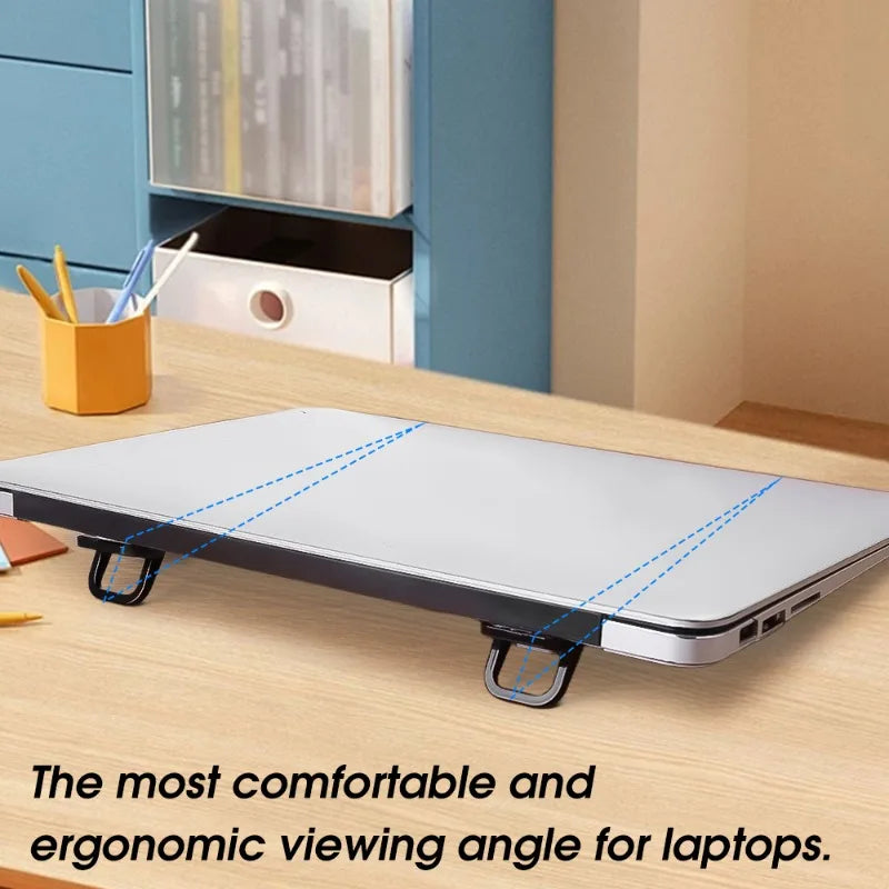 2pcs Keyboard Stands, Mini Laptop Stand for Desk, Portable Laptop Stand Compatible with MacBook Air Pro, Dell XPS,  HP More. Pi-Mart