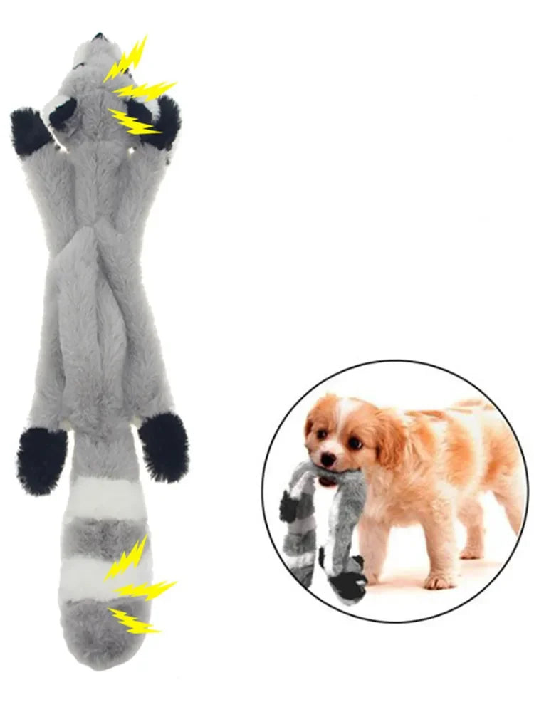 New 45cm Simulated Animal Holster No Stuffing with Squeakers Dog Chew Toy Durable Plush Crinkle Pet Squeak Toys Pet Supplies Pi-Mart
