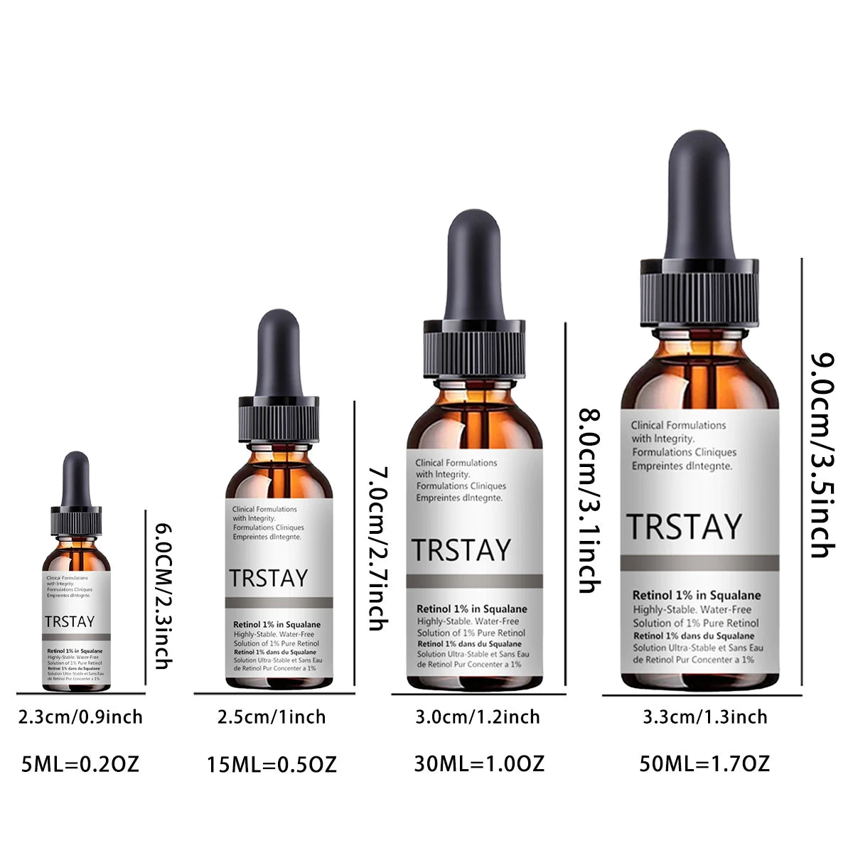 squalane retinol essential oil, brightens and tightens the skin, moisturizes the skin, and reduces dullness Pi-Mart