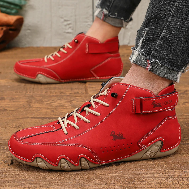 Mens Shoes Original Sneakers Shoes Men's High Top Ankle Boots Breathable and Comfortable Soft Sole Luxury Fashion Men's Shoes Pi-Mart