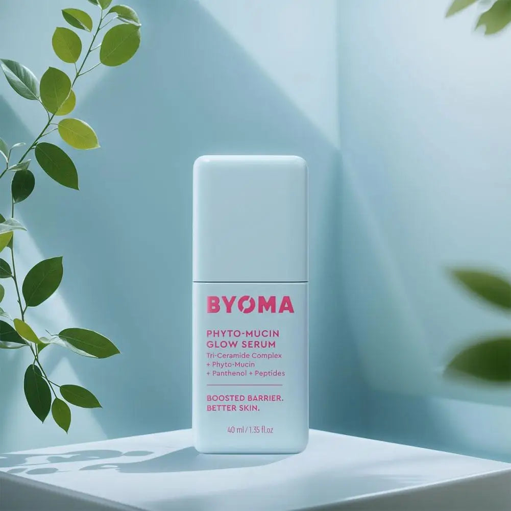 BYOMA Phyto-Mucin Glow Serum Luxury Facial Oil Deeply Hydrates And Repairs The Skin Barrier Tri-Ceramide Complex Peptides Pi-Mart