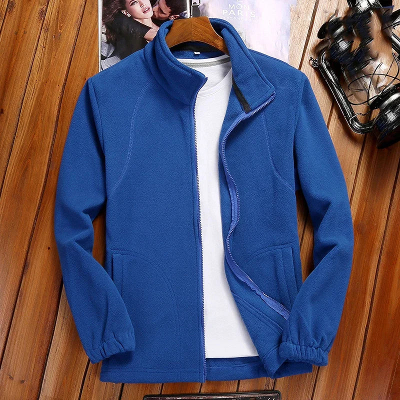 2023 New Winter Women's Zipper Cardigan Sweatershirt Warm Coral Fleece Jacket Ladies Outdoor Running Polar Fleece Coat Clothes LadyShow.Store