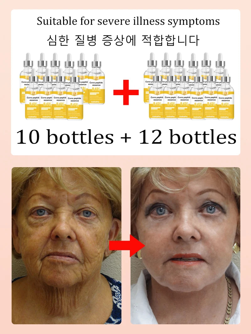 Collagen Peptide Serum for Face Hydrating Skin Renewal Essence Smooth Looking Skin Beauty Treatment.Unisex Pi-Mart
