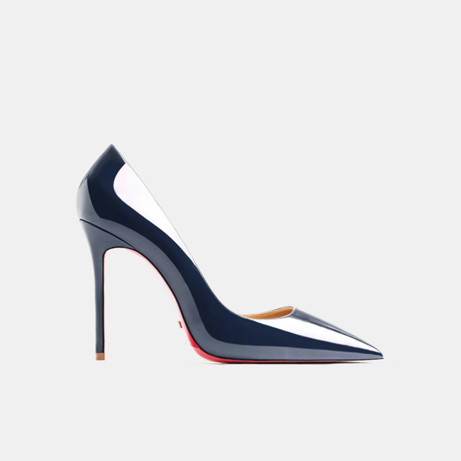 Women heels 2026 leather Heels for women Luxury Brand Pumps Red sole Pointed Toe High Heels Elegant Stiletto Ladies Prom Shoes Pi-Mart