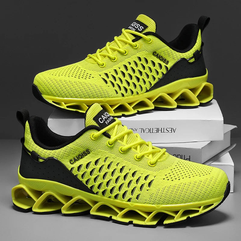 Casual Sneakers Mens Shock-absorb Running Shoes Lightweight Breathable Sports Shoes for Men 2026 New Trendy Gym Trainers for Man Pi-Mart