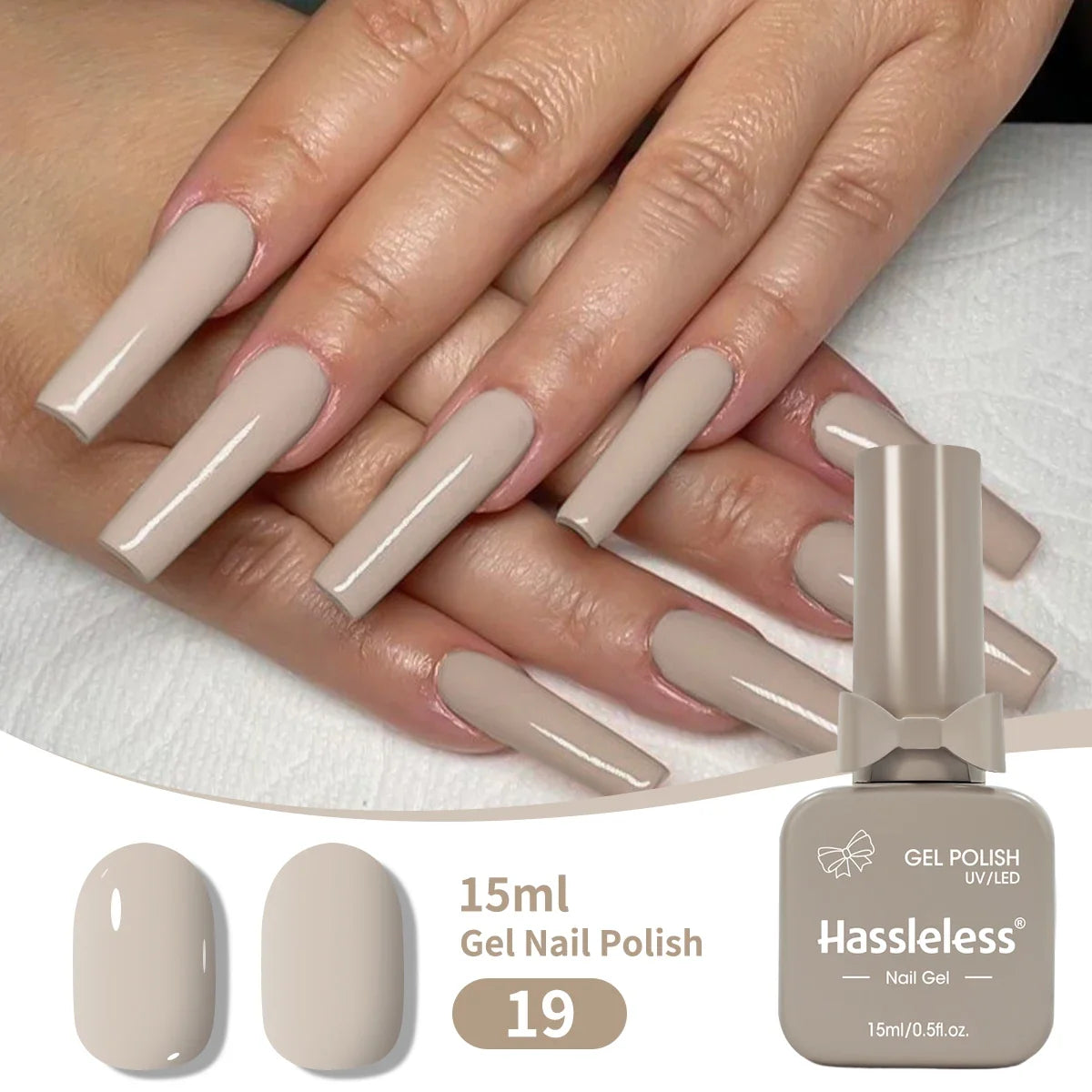 Single-use 15ml gel nail polish, convenient for home or salon manicures, easy to remove. Tri Light Beauty