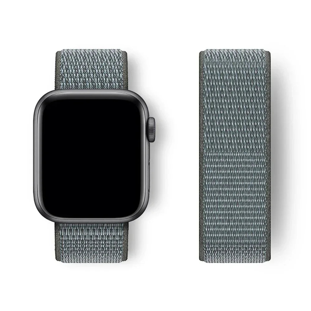 Nylon Sport loop Strap For Apple Watch Band 44mm 42/40mm 45mm  38/41mm pride Bracelet iwatch Ultra2 49mm Series 9 8 se 7 6 5 4 3 LadyShow.Store