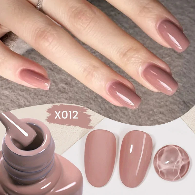 LILYCUTE 6Pcs/set 7ml Coffee Series Gel Nail Polish Kit 125 Colors Manicure Semi Permanent Soak Off UV Nail Art Gel Varnish Tri Light Beauty