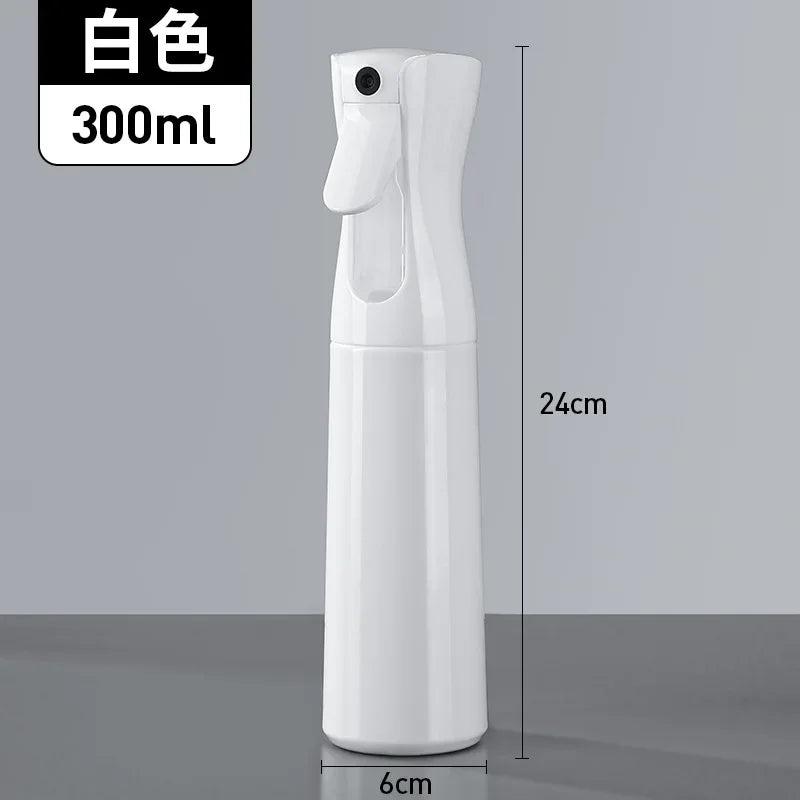 500/300/200ml Hair Spray Bottle Refillable Bottles Continuous Mist Watering Can Automatic Salon Barber Water Sprayer Hair Tools Tri Light Beauty