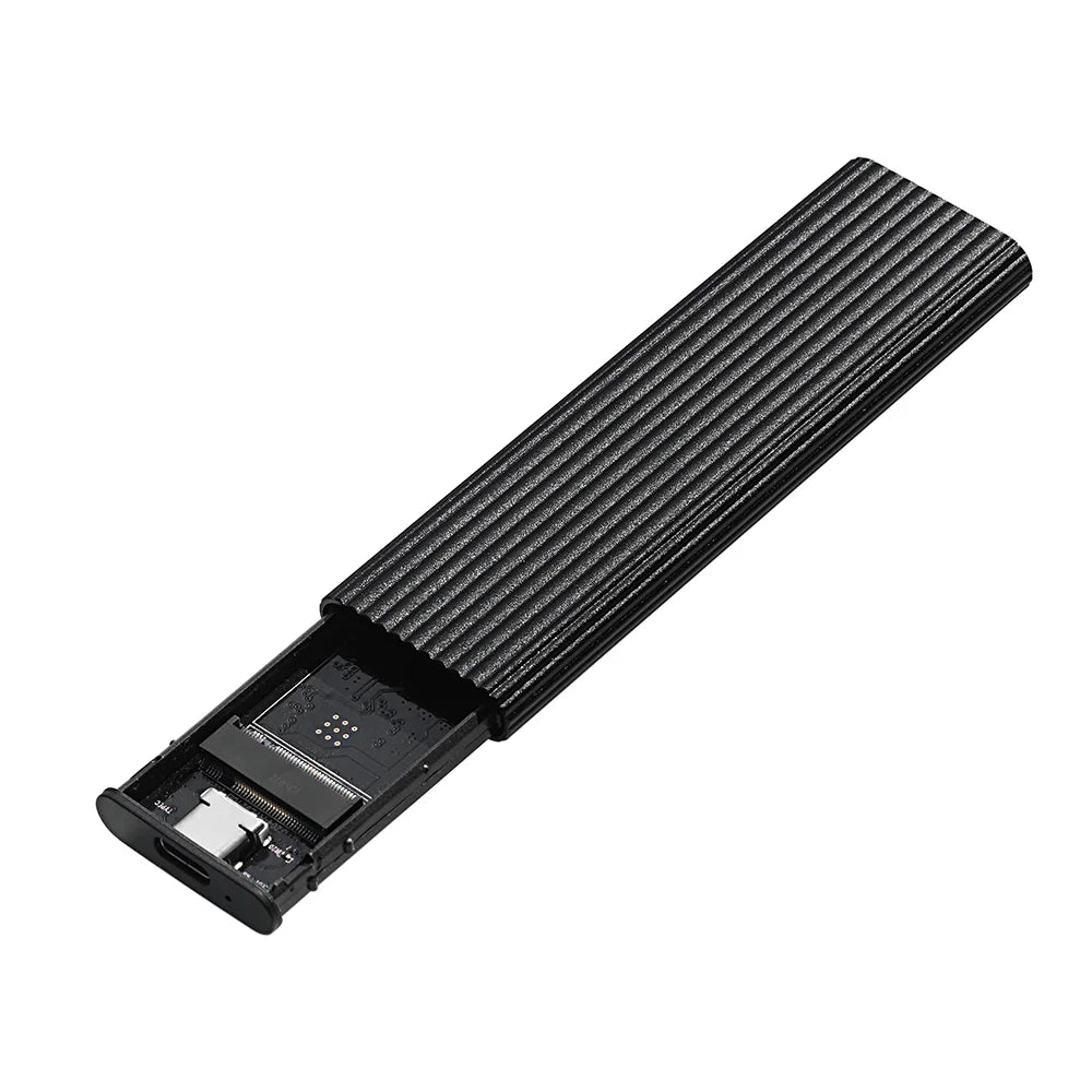 USB3.1 M.2 SSD Enclosure Mobile Case Supports NVME Protocol To Type-C Solid Metal External Hard Disk Case Laptop Phone SSD Pi-Mart
