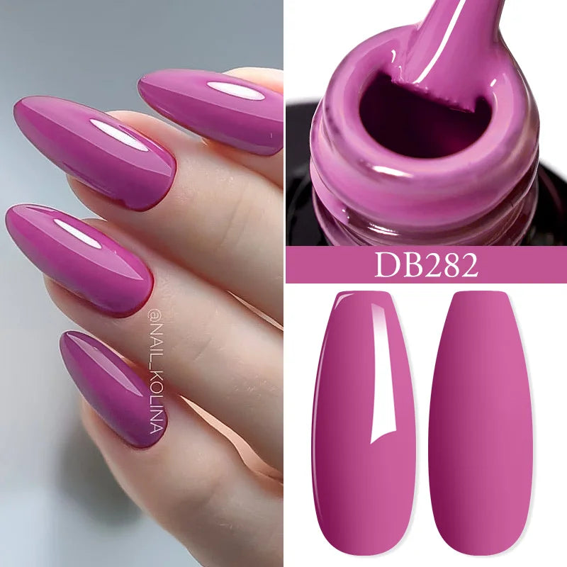 Mtssii 6ML Chocolate Color Gel Nail Polish Brown Semi Permanent UV Gel Autumn Winter Popular Soak Off Nail Art Gel Varnishes Tri Light Beauty