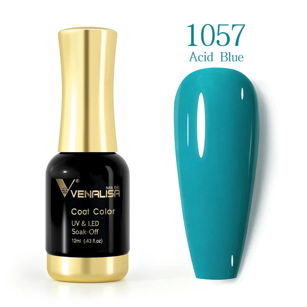 VENALISA Nail Gel Varnish TPO FREE Soak Off UV LED Organic Odorless Enamels Nail Art Colors 12ml 120Colors UV Gel Nail Polish Tri Light Beauty