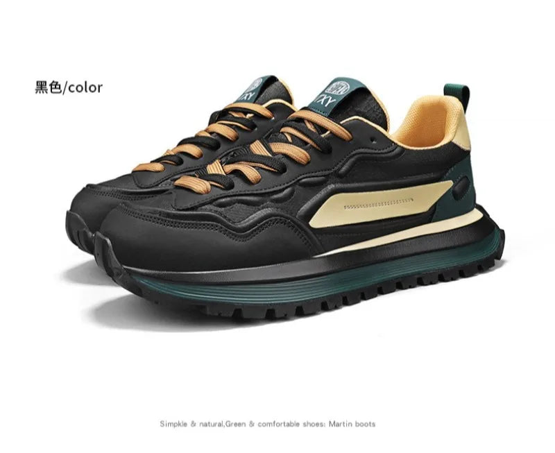 Trend Men Versatile Sneakers 2025 Autumn High Quality Comfortable Platform Sports Running Shoes Outdoor Youth Shoes for Men Plus Pi-Mart
